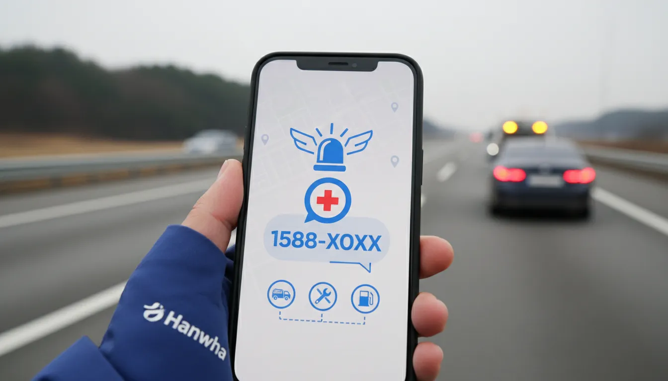 한화손해보험 긴급출동 서비스 전화번호와 이용 절차