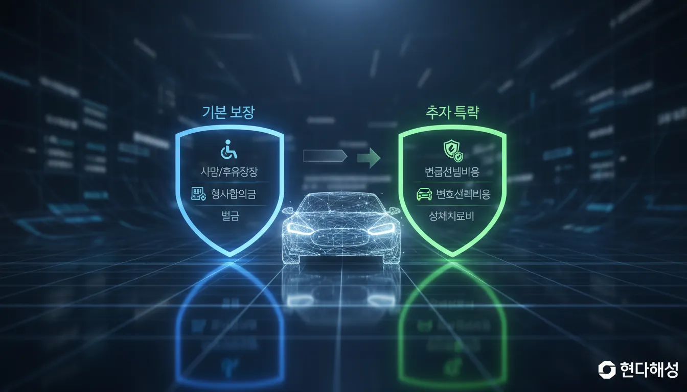 현대해상 운전자보험 보장 내용과 특약 비교