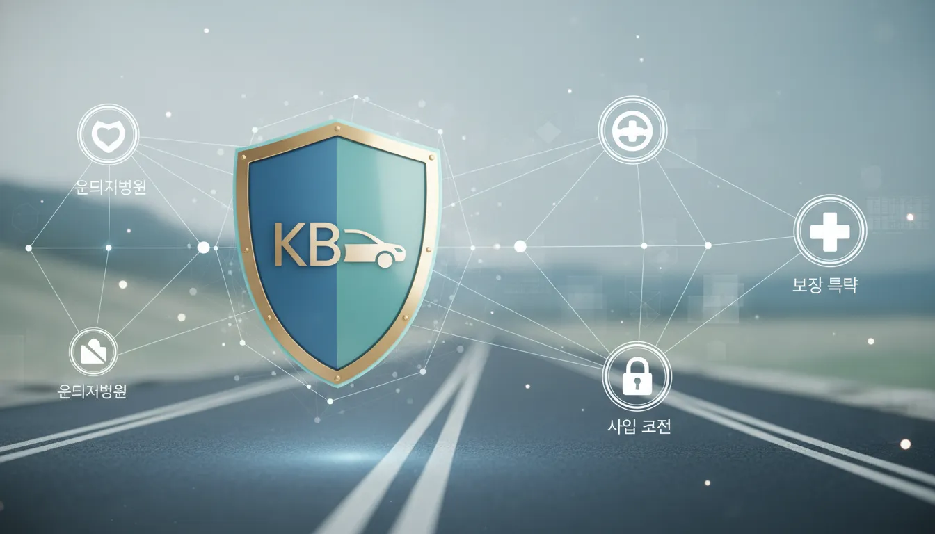KB손해보험 운전자보험 보장 특약과 가입 조건 총정리